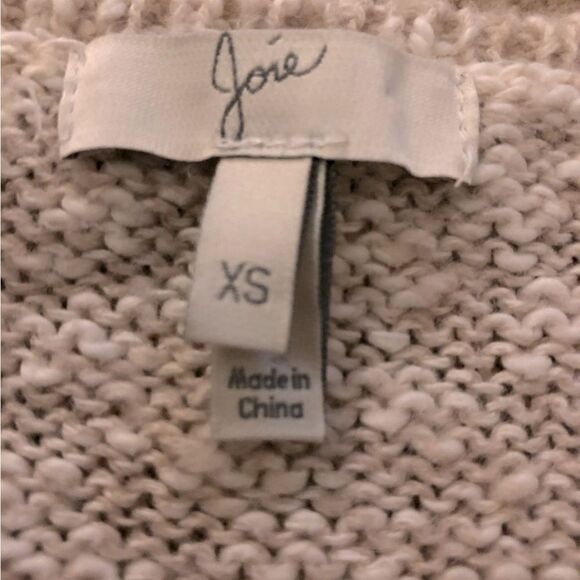 Joie Sweater Cotton Blend V Neck Knit
Beige Cream Size XS - Picture 3 of 7